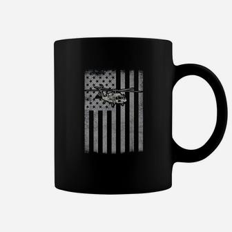 Usa Flag Helicopter Veterans Fathers Day Gift Coffee Mug | Crazezy AU