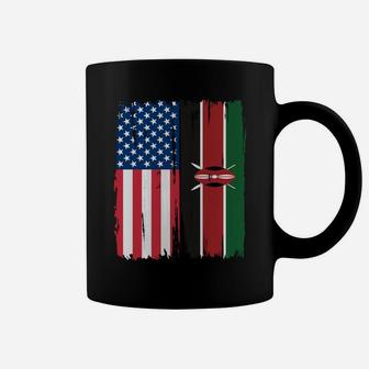 Usa Kenya Flag Hoodie Coffee Mug | Crazezy