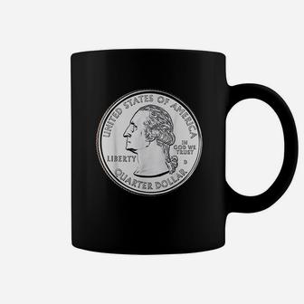 Usa Quarter Dollar 25 Cents America United States Coffee Mug | Crazezy CA