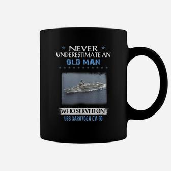Uss Saratoga Cv-60 Veterans Day Father Day Gift Coffee Mug | Crazezy AU