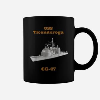 Uss Ticonderoga Cg-47 Navy Sailor Veteran Gift Coffee Mug | Crazezy DE