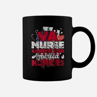Va Nurse Caring For America's Heroes Gift Coffee Mug | Crazezy UK