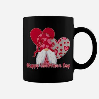 Valentine Gnome Leopard Heart Valentines Day Gnome Love Coffee Mug - Monsterry