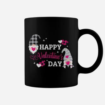 Valentine Gnomes Holding Hearts Valentines Day Gnome Love Coffee Mug - Monsterry