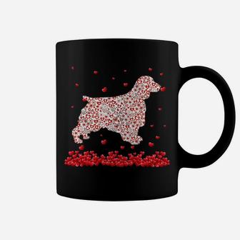 Valentine Hearts In Dog Welsh Springer Spaniel Thirts Coffee Mug - Monsterry DE