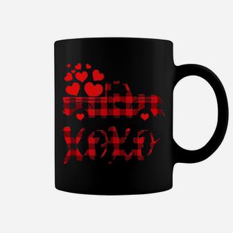 Valentine Vintage Truck Full Of Hearts Love Valentine's Day Coffee Mug - Monsterry