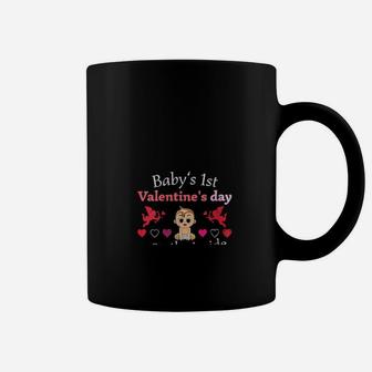 Valentines Day Pregnancy Announcement New Mom Baby Shower Coffee Mug - Monsterry DE