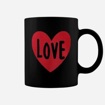 Valentines Day Red Heart Love Coffee Mug | Crazezy