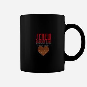 Valentine's Day Screw It Chocolate Coffee Mug - Monsterry