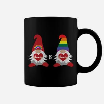 Valentine's Gay Pride Month Rainbow Gnome Gift Lgbqt Sweatshirt Coffee Mug | Crazezy DE