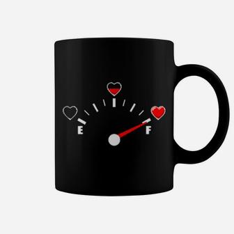 Valentines Pixel Heart Gauge Coffee Mug - Monsterry DE