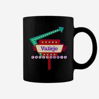 Vallejo California Ca Retro Vintage Mid Century Modern Coffee Mug | Crazezy AU