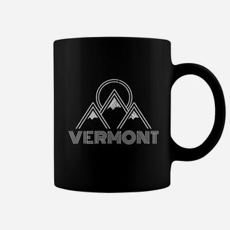 Vermont Vintage Retro Mountains Nature Hiking Coffee Mug | Crazezy DE