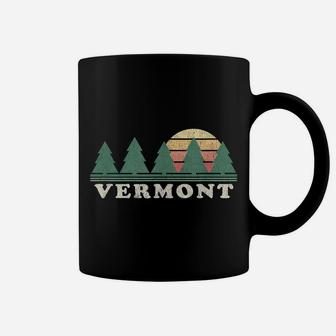 Vermont Vt Vintage Graphic Tee Retro 70S Design Coffee Mug | Crazezy DE