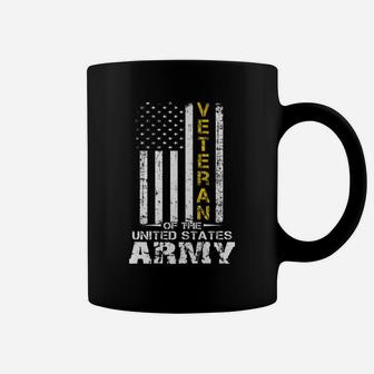 Veteran Of United States Us Army Vet Premium T-Shirt Gold Coffee Mug | Crazezy CA