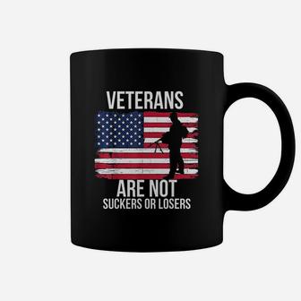 Veterans Are Not Suckers Or Losers Coffee Mug | Crazezy CA