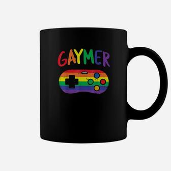Video Game Controller Funny Lgbt Pride Gay Gamer Coffee Mug - Monsterry