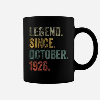 Vintage 1926 95Th Birthday Legend Since October 1926 Sweatshirt Coffee Mug | Crazezy AU