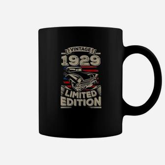 Vintage 1929 92Nd 92 Years Old Birthday For Mom Dad Coffee Mug - Monsterry