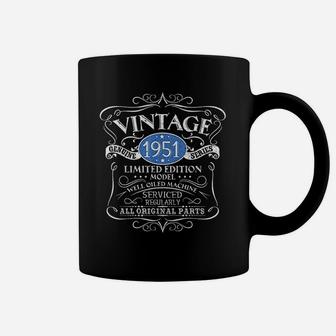 Vintage 1951 70Th Birthday Gift Men Women Original Design Coffee Mug | Crazezy UK