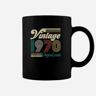 Vintage 1970 Original Parts Birthday Gift Coffee Mug | Crazezy
