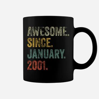 Vintage 2001 21St Birthday Awesome Since January 2001 Coffee Mug | Crazezy DE