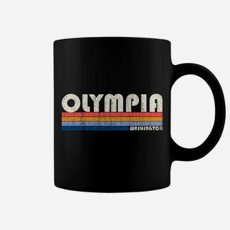 Vintage 70S 80S Style Olympia Wa Hoodie Coffee Mug | Crazezy UK