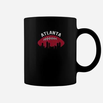 Vintage Atlanta Football City Skyline Coffee Mug | Crazezy