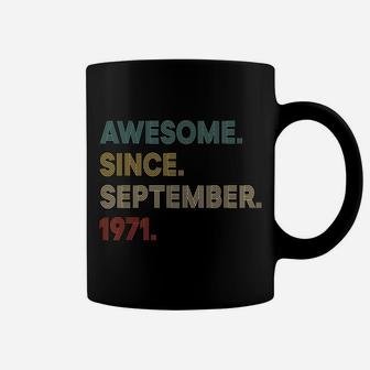 Vintage Awesome Since September 1971 50Th Birthday Gift Coffee Mug | Crazezy CA
