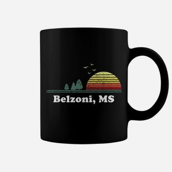 Vintage Belzoni, Mississippi Home Sunset Souvenir Print Coffee Mug | Crazezy UK