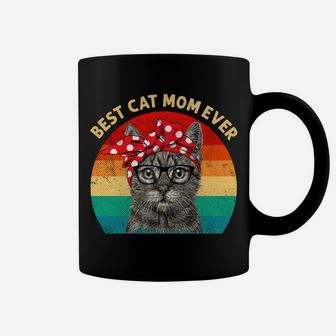 Vintage Best Cat Mom Ever - Best Cat Mom Ever Women Coffee Mug | Crazezy