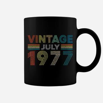 Vintage Born In July 1977 Man Myth Legend 43 Years Old Coffee Mug | Crazezy AU