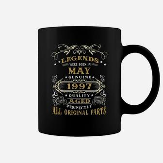 Vintage Born In May 1997 Man Myth Legend 23 Years Old Coffee Mug | Crazezy