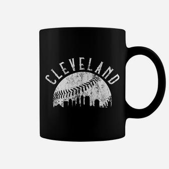 Vintage Cleveland Retro Baseball Throwback Coffee Mug | Crazezy