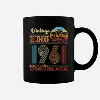 Vintage December 1961 60 Years Old 60Th Birthday Decoration Coffee Mug | Crazezy