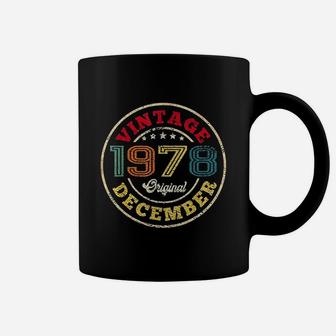 Vintage December 1978 Legend Birthday Retro Gift Coffee Mug | Crazezy