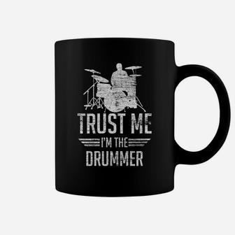 Vintage Drums - Trust Me I'm The Drummer Coffee Mug | Crazezy UK