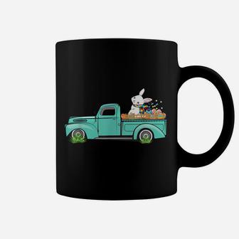 Vintage Easter Truck Bunny Eggs Hunting Autism Awareness Tee Coffee Mug | Crazezy
