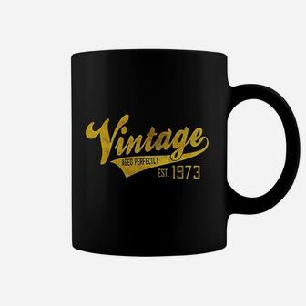 Vintage Est 1973 Aged 48 Yrs Old Bday 48Th Birthday Coffee Mug | Crazezy DE