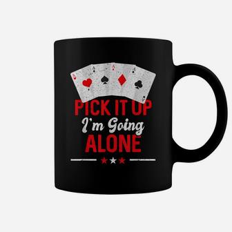 Vintage Euchre Card Game Player Quote Coffee Mug | Crazezy UK