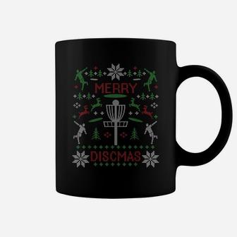 Vintage Funny Disc Golf Ugly Christmas Party Sweatshirt Coffee Mug | Crazezy