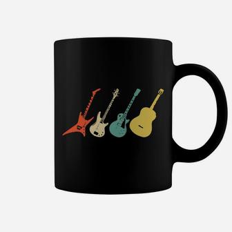 Vintage Guitar Acoustic And Electric Guitar Instrument Gift Coffee Mug | Crazezy DE