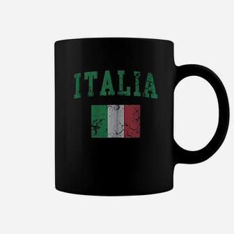 Vintage Italia Flag Coffee Mug | Crazezy UK
