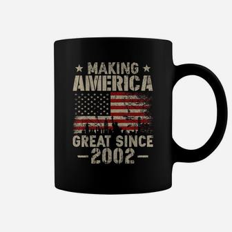 Vintage Making America Great Since 2002 Retro 19Th Birthday Coffee Mug | Crazezy