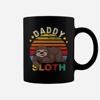 Vintage Matching Sloth Family-Daddy Sloth Gift Coffee Mug | Crazezy