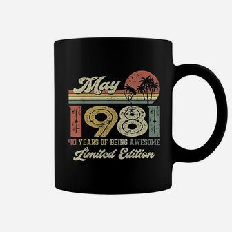 Vintage May 1981 40 Year Old 40Th Birthday Coffee Mug | Crazezy AU