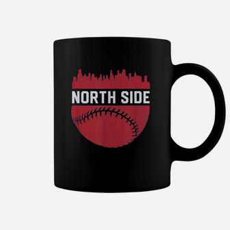 Vintage North Side Chicago Skyline Baseball Coffee Mug | Crazezy UK