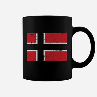 Vintage Norway Flag Retro Style Norwegian Women Football Jersey Coffee Mug | Crazezy UK