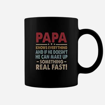 Vintage Papa Know Everything Coffee Mug | Crazezy AU