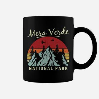 Vintage Retro Hiking Camping Mesa Verde National Park Sweatshirt Coffee Mug | Crazezy DE